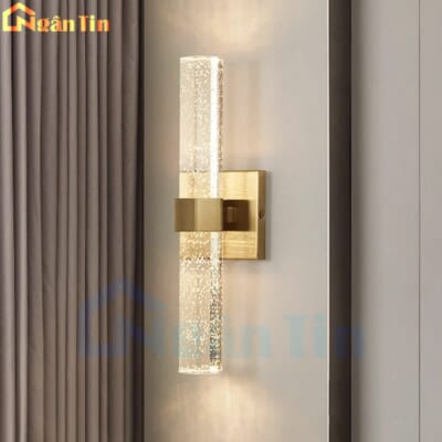 Đèn tường pha lê treo tường ốp tường trang trí phòng ngủ phòng khách cầu thang Led 10W 220V GT471 Ngân Tin