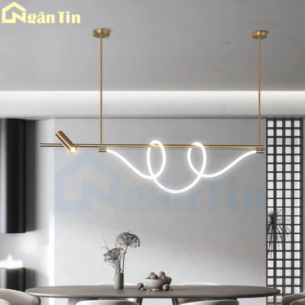 Đèn thả trần Led 120cm trang trí bàn ăn quầy bar Led 3 chế độ màu E27 THCN141 Ngân Tin - Image 5