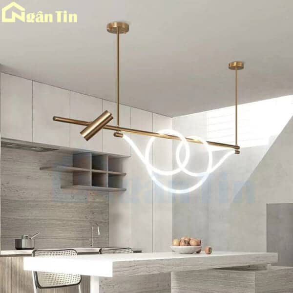 Đèn thả trần Led 120cm trang trí bàn ăn quầy bar Led 3 chế độ màu E27 THCN141 Ngân Tin - Image 6
