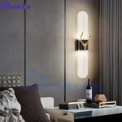 Đèn Led gắn tường ốp tường trang trí phòng khách phòng ngủ cầu thang Led 15W 3 màu GT3054 Ngân Tin