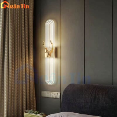 Đèn Led gắn tường ốp tường trang trí phòng khách phòng ngủ cầu thang Led 15W 3 màu GT3055 Ngân Tin