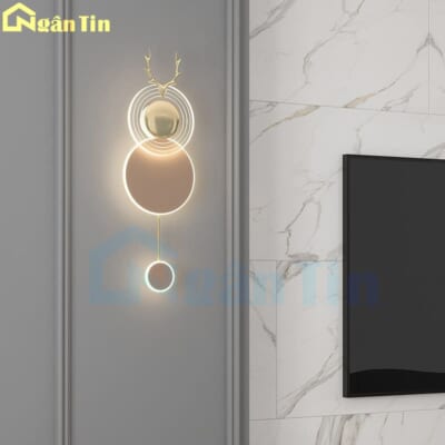 Đèn ốp tường treo tường trang trí phòng khách phòng ngủ cầu thang Led 14W 3 màu GT353-24 Ngân Tin