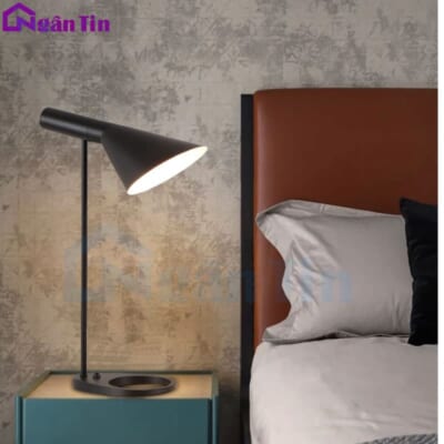 Đèn để bàn làm việc đọc sách phòng ngủ phòng khách cao cấp Led 9w DB16 Ngân Tin