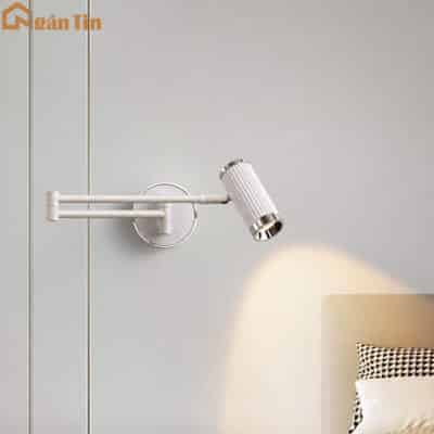 Đèn Led đọc sách xoay 355 độ gắn tường phòng ngủ phòng khách VRT9118 Ngân Tin