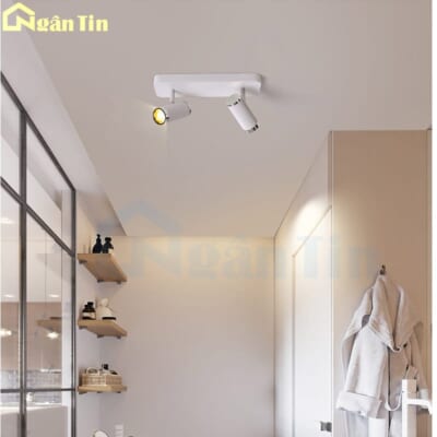 Đèn Led Soi Tranh Soi Gương 2 Bóng Trang Trí Phòng Ngủ Phòng Khách Led 10W 220V RT9118T2 Ngân Tin