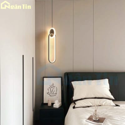 Đèn thả trần phòng ngủ trang trí quầy bar bàn ăn Led 3 màu 220V TTK135A Ngân Tin