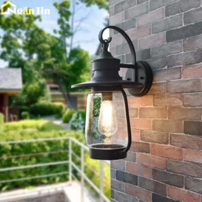 Đèn treo tường gắn tường treo tường ngoài trời trong nhà E27 220V VNT109 Ngân Tin