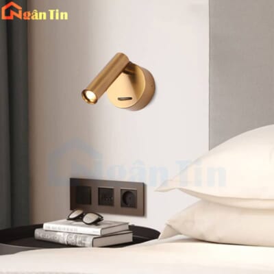 Đèn rọi gắn tường trang trí phòng ngủ phòng khách đọc sách Led 3W 220V RO1446 Ngân Tin