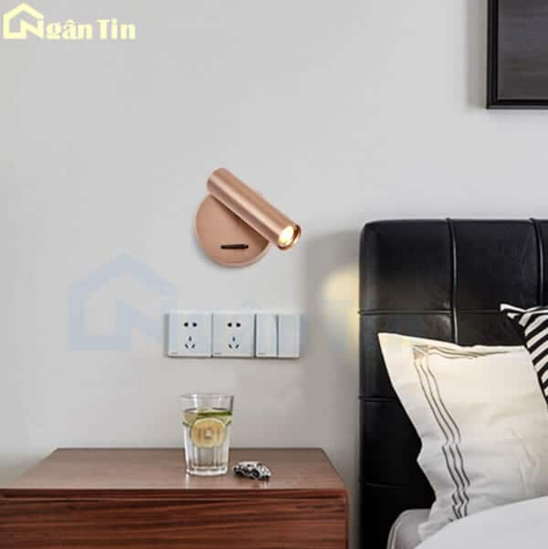 Đèn rọi gắn tường trang trí phòng ngủ phòng khách đọc sách Led 3W 220V RO1446 Ngân Tin - Image 4