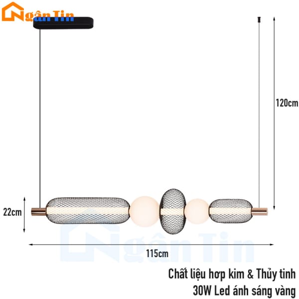 den tha tran ban an trang tri quay bar phong an led 220v th0804 ngan tin 6