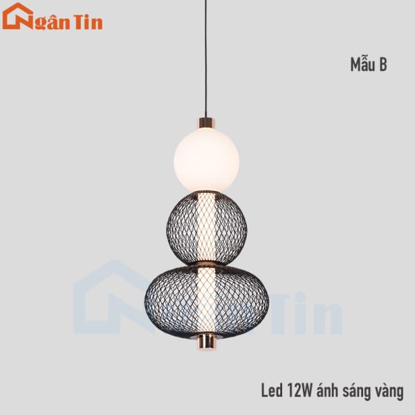 den tha tran ban an trang tri quay bar sanh led 220v th0803 ngan tin 7