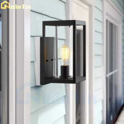 Đèn ốp tường gắn tường treo tường trang trí ngoài trời trong nhà E27 220V GTNT18 Ngân Tin