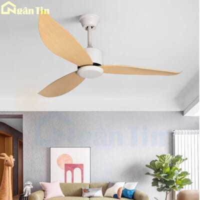 Quạt Trần 3 Cánh Giả Gỗ Trang Trí Phòng Ngủ Phòng Khách VF400V Ngân Tin