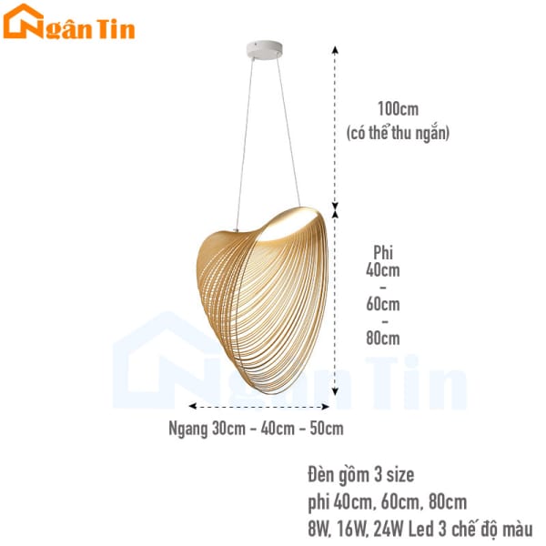 den tha tran trang tri ban an quay bar sanh led 220v ttk88 ngan tin 9