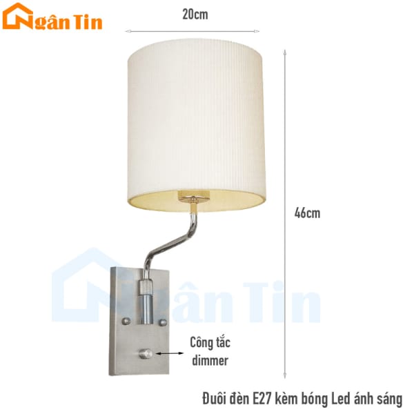 den treo tuong dimmer tang giam anh sang gan tuong phong khach phong ngu vdn556 ngan tin 8