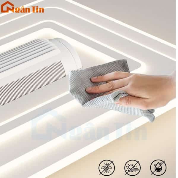 den mam op tran chu nhat kem quat thap hien dai trang tri phong khach phong ngu led 3 mau ota43cn ngan tin 7