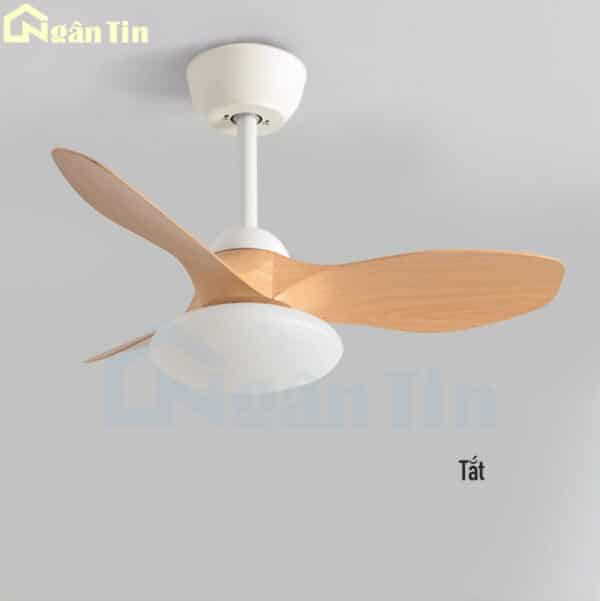 quat tran 3 canh gia go den led trang tri phong ngu vifa424 ngan tin 4