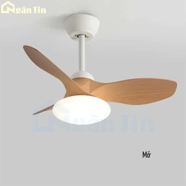 quat tran 3 canh gia go den led trang tri phong ngu vifa424 ngan tin 5