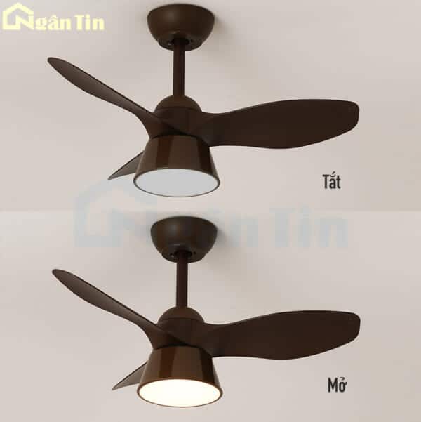 quat tran 3 canh gia go den led trang tri phong ngu vifa426 ngan tin 6
