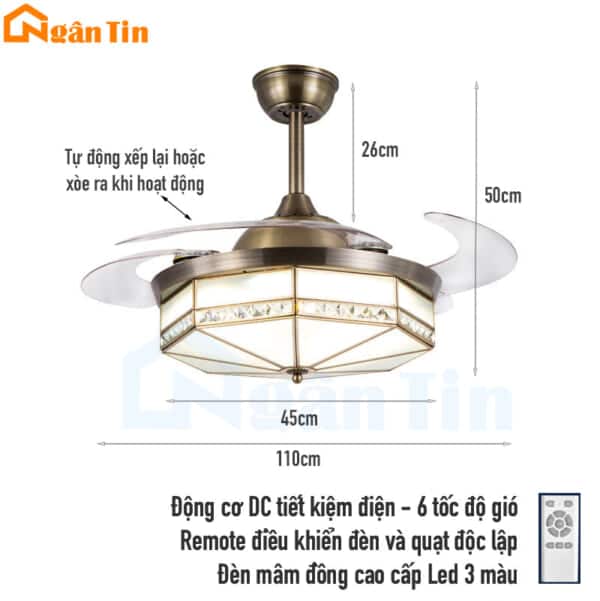 quat tran den giau canh cup xoe trang tri phong khach phong ngu vifa11 ngan tin 5