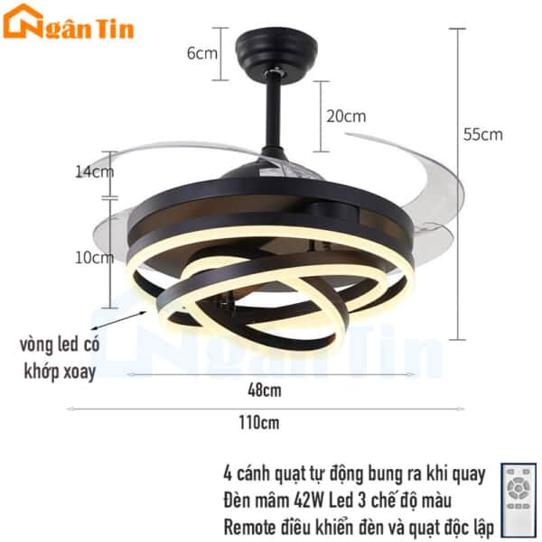 quat tran den giau canh cup xoe trang tri phong khach phong ngu vifa53 ngan tin 11