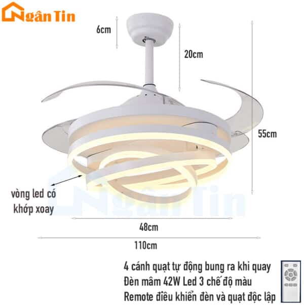 quat tran den giau canh cup xoe trang tri phong khach phong ngu vifa53 ngan tin 18