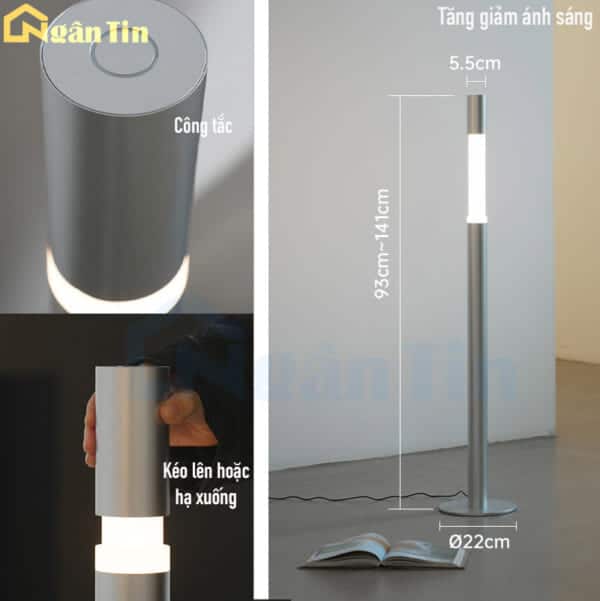 den cay dung den san trang tri phong khach phng ngu doc sach dd08 ngan tin 7
