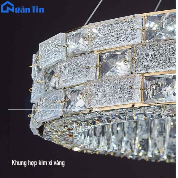 den tha thon tang 7 vong led trang tri cau thang sanh phong khach th8809 ngan tin 10