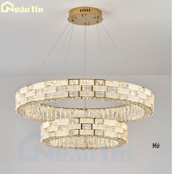 den tha tran 2 vong led trang tri phong ngu ban an led 3 mau th8806 ngan tin 6