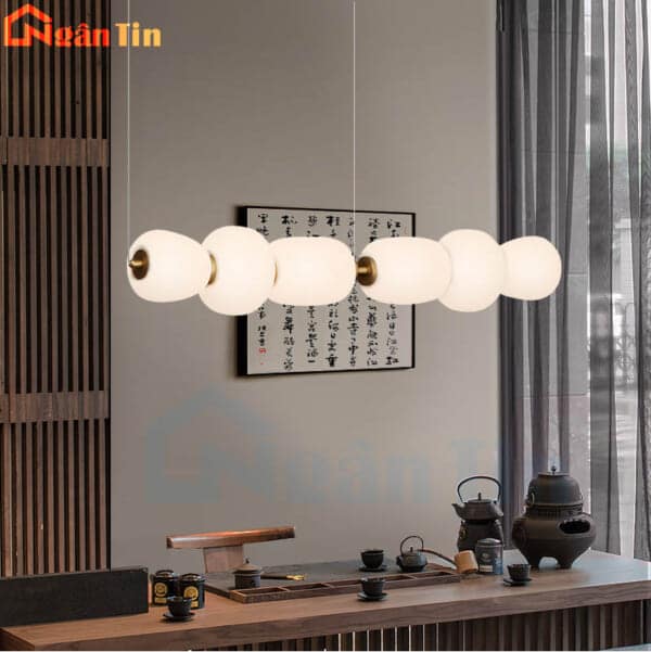 Đèn bàn ăn thả trần ngang hình viên sỏi trang trí sảnh quầy bar bàn làm việc 220V THD201 Ngân Tin - Image 4