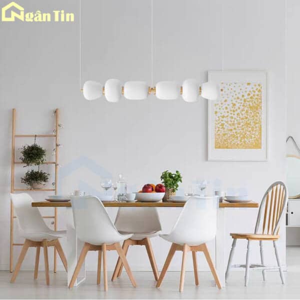 Đèn bàn ăn thả trần ngang hình viên sỏi trang trí sảnh quầy bar bàn làm việc 220V THD201 Ngân Tin - Image 7