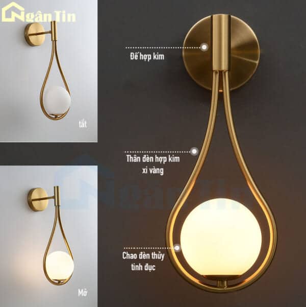 den treo tuong gan tuong cau thang phong khach led 3 mau gt433 ngan tin 7