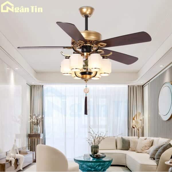 quat tran den 5 canh trang tri sanh phong khach phong ngu qt74 ngan tin 3