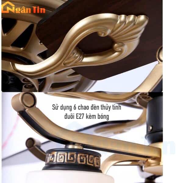quat tran den 5 canh trang tri sanh phong khach phong ngu qt74 ngan tin 8