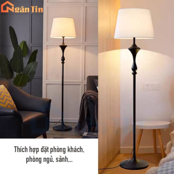 Đèn Cây Đứng Phòng Khách Đèn Sàn Đọc Sách Trang Trí Sảnh Phòng Ngủ 220V DD376 Ngân Tin - Image 8