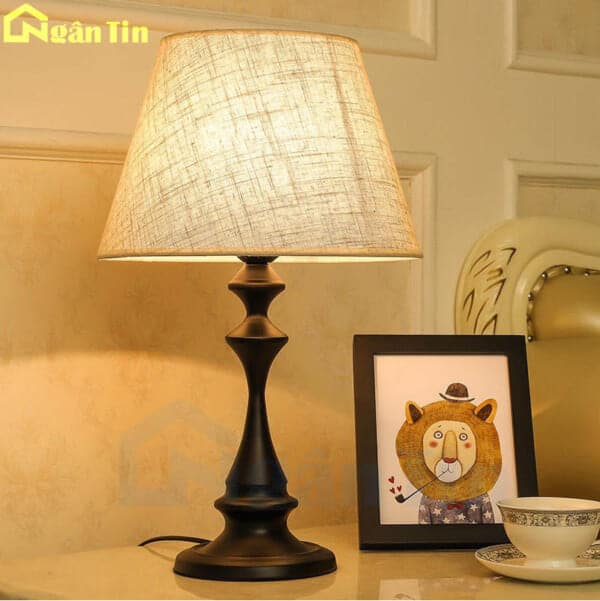 Đèn ngủ để bàn phòng ngủ trang trí phòng khách bàn làm việc E27 220V DB376 Ngân Tin - Image 3