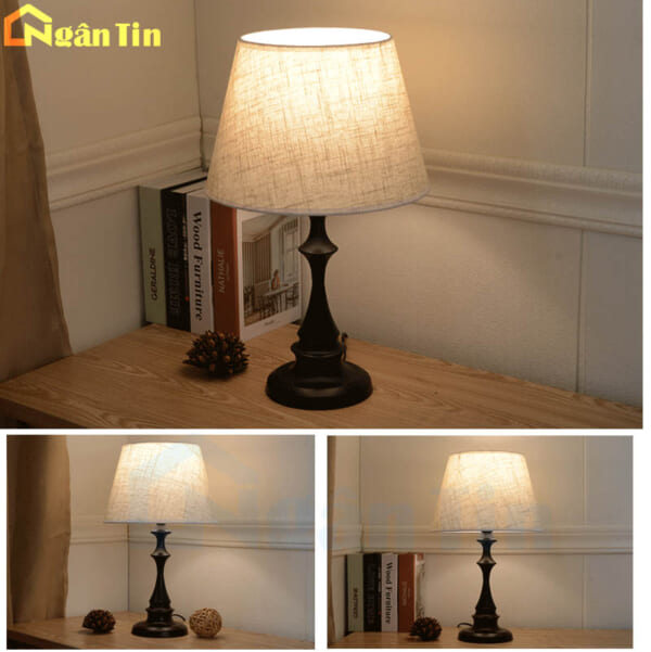 Đèn ngủ để bàn phòng ngủ trang trí phòng khách bàn làm việc E27 220V DB376 Ngân Tin - Image 5
