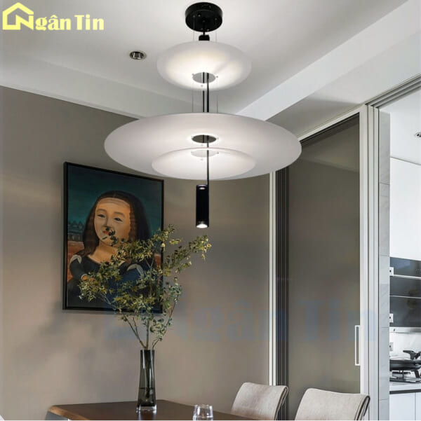 Đèn thả trần cánh diều trang trí sảnh bàn ăn quầy bar Led 3 chế độ màu 220V TTK145 Ngân Tin - Image 11