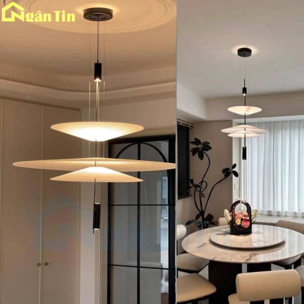 Đèn thả trần cánh diều trang trí sảnh bàn ăn quầy bar Led 3 chế độ màu 220V TTK145 Ngân Tin - Image 13