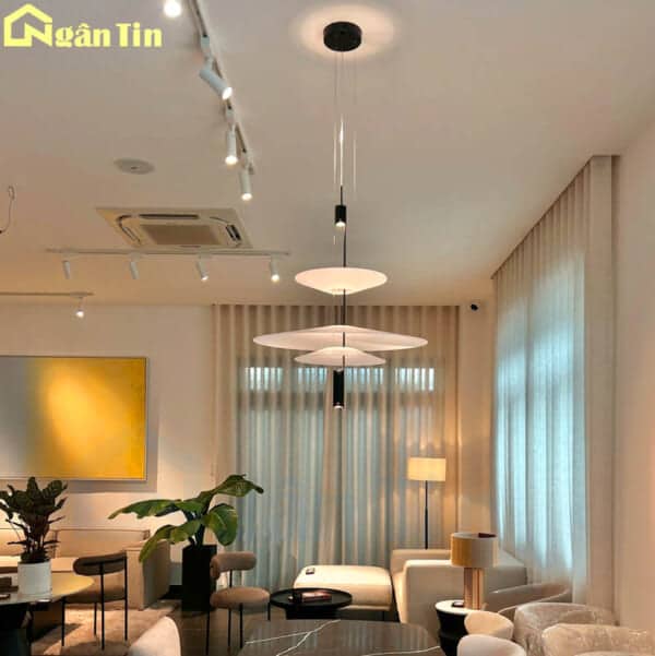 Đèn thả trần cánh diều trang trí sảnh bàn ăn quầy bar Led 3 chế độ màu 220V TTK145 Ngân Tin - Image 14