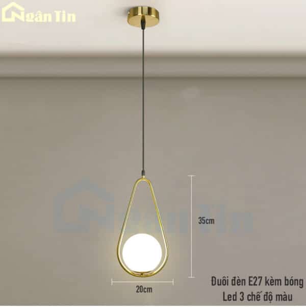 Đèn thả trần trang trí bàn ăn quầy bar phòng ngủ sảnh E27 220V TTK03 Ngân Tin - Image 18