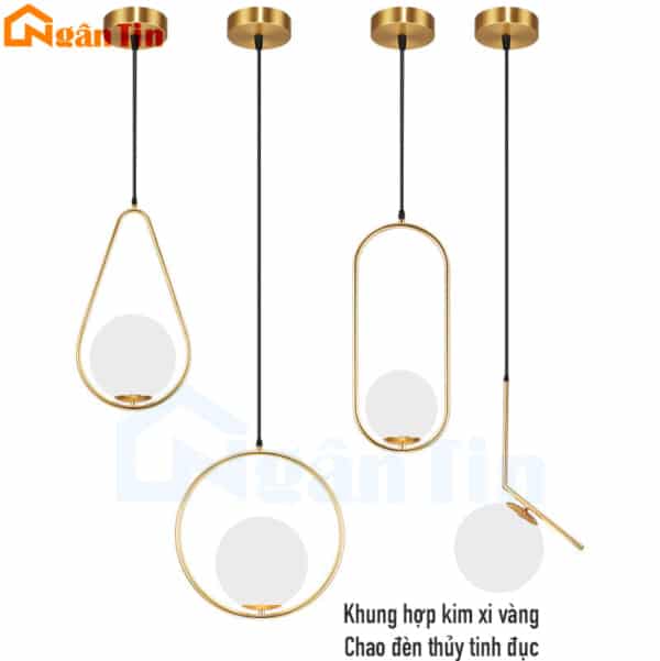 Đèn thả trần trang trí bàn ăn quầy bar phòng ngủ sảnh E27 220V TTK03 Ngân Tin - Image 22