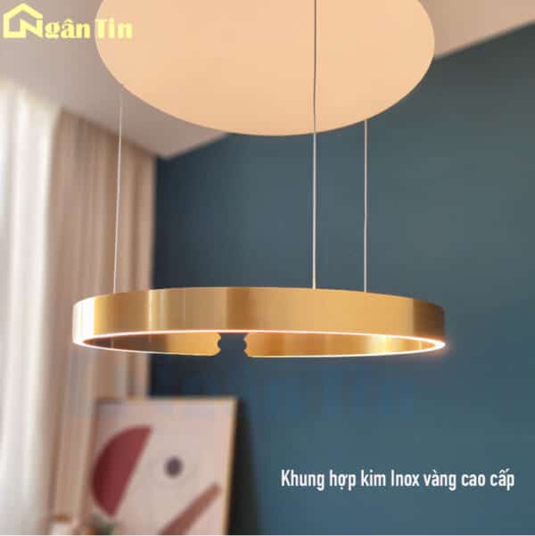 Đèn thả trần tăng giảm ánh sáng trang trí sảnh phòng khách phòng ngủ bàn ăn Led 3 màu 220V THD7070 Ngân Tin - Image 9