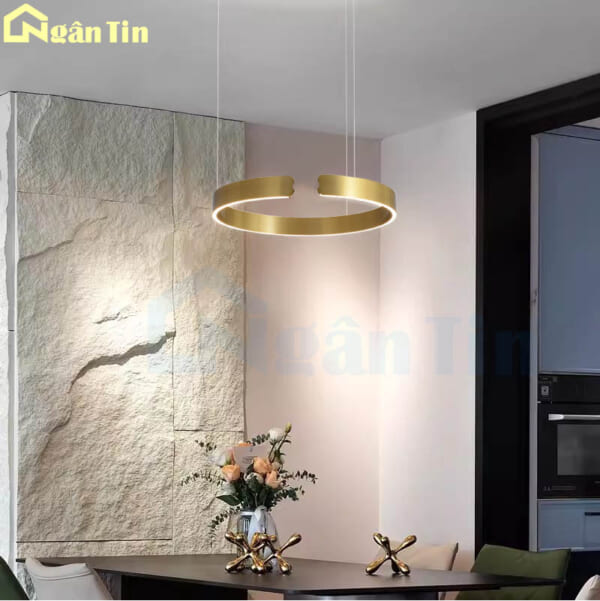 Đèn thả trần tăng giảm ánh sáng trang trí sảnh phòng khách phòng ngủ bàn ăn Led 3 màu 220V THD7070 Ngân Tin - Image 6