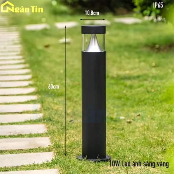 Đèn trụ sân vườn đèn trụ ngoài trời trang trí sân vườn lối đi 10W 220V DT22 Ngân Tin - Image 2