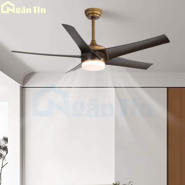 Quạt Trần 5 Cánh Đèn Led Trang Trí Sảnh Phòng Ngủ Phòng Khách VF432 Ngân Tin - Image 3