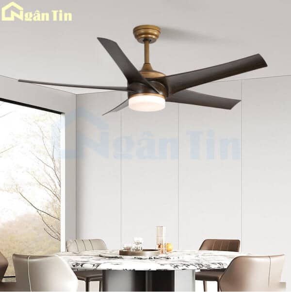 Quạt Trần 5 Cánh Đèn Led Trang Trí Sảnh Phòng Ngủ Phòng Khách VF432 Ngân Tin - Image 5