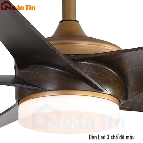Quạt Trần 5 Cánh Đèn Led Trang Trí Sảnh Phòng Ngủ Phòng Khách VF432 Ngân Tin - Image 10