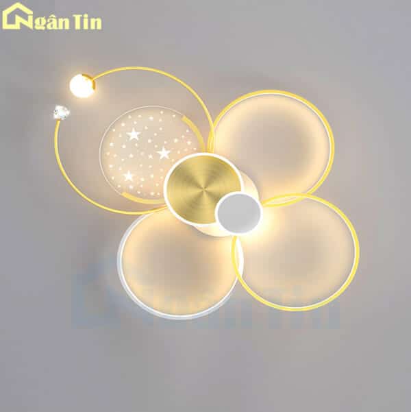 Đèn Mâm Ốp Trần Phòng Khách Hiện Đại Trang Trí Sảnh Phòng Ngủ Led 3 Màu 220V OTA7X6V Ngân Tin - Image 9