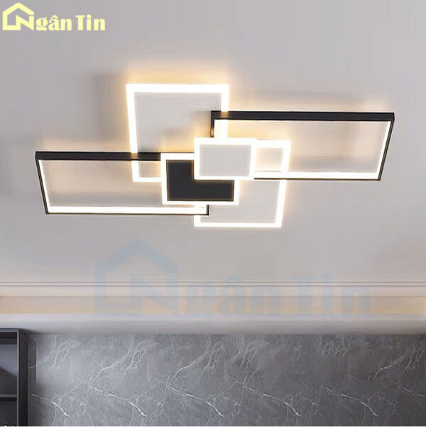 Đèn Mâm Ốp Trần Phòng Khách Hiện Đại Trang Trí Sảnh Phòng Ngủ Led 3 Màu 220V OTD55T110 Ngân Tin - Image 5